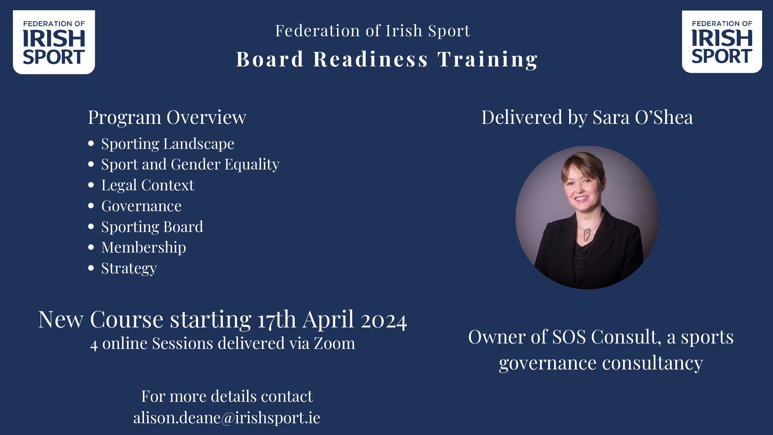 Board Readiness Training – New Course Dates